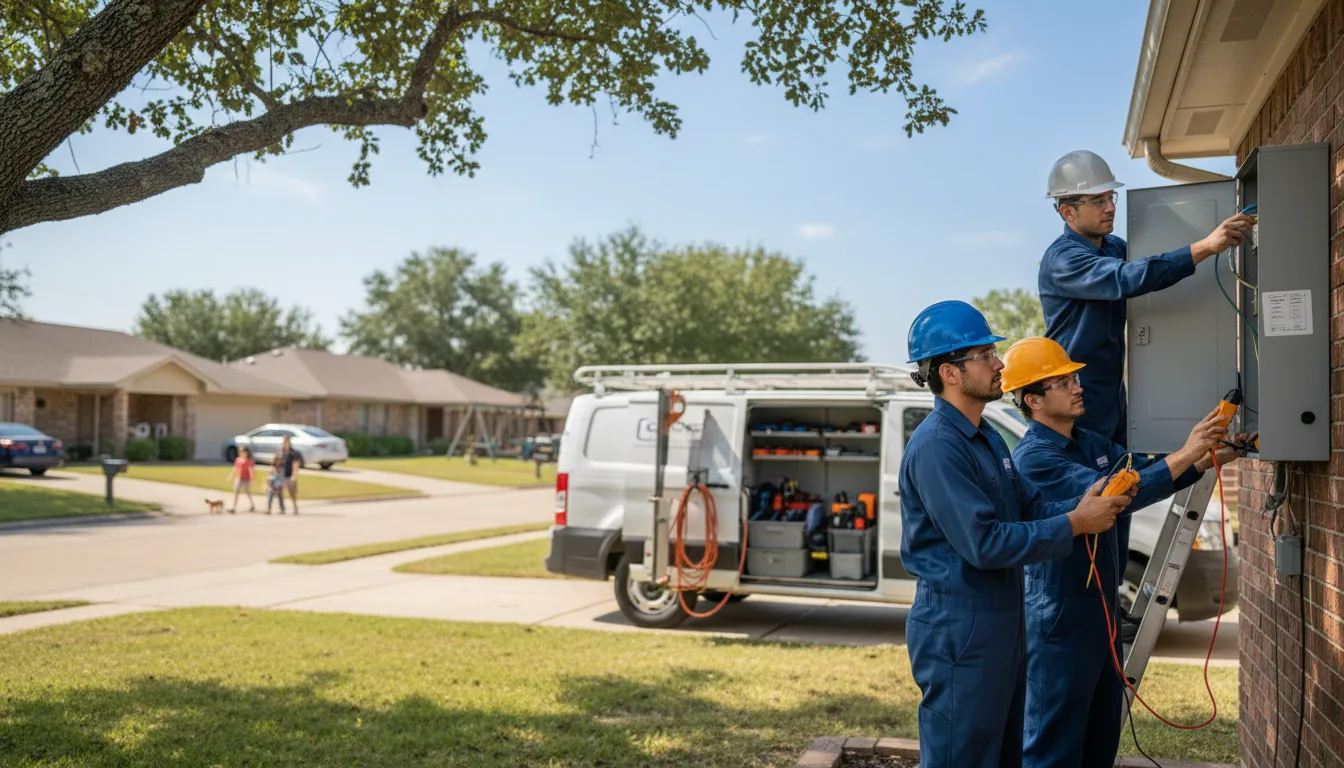 Certified electrician providing emergency electrical services in Reston, VA